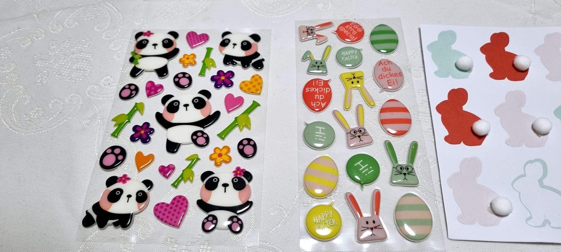 Sticker: 8 lustige Stickerbögen 3D + 2D – Usato da Effretikon venduto da lenalisa63 1