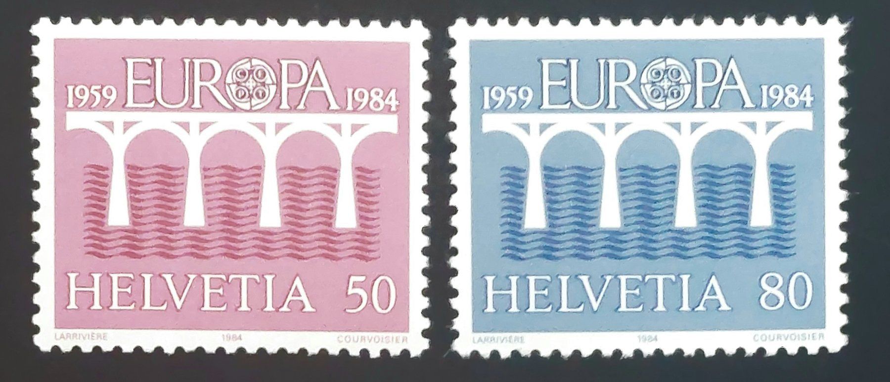 Alle Briefmarken: 1984 Europamarken 708-709** postfrisch – Neu (gemäss Beschreibung) aus Seltisberg von SueJan