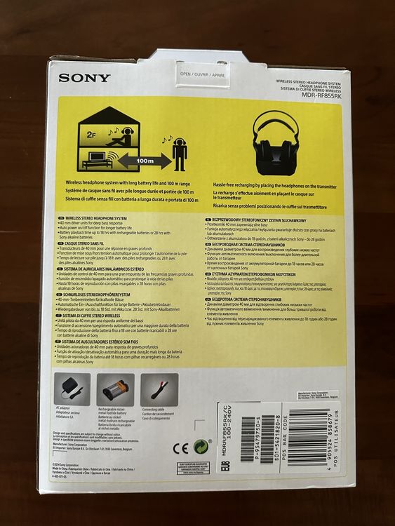 Sony Kopfhörer: Sony Wireless Stereo Headphone System - Originalverpackt – Neu (gemäss Beschreibung) aus Niederrohrdorf von m4cter 4