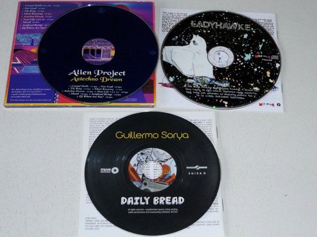 CDs: 3CD's - Ladyhawke, Guillermo Sorya, Alien Project – Gebraucht aus Unterbäch VS von  5