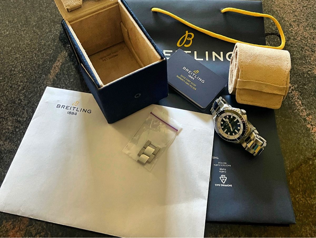 Breitling Orologi: Breitling Superocean/komplett  – Nuovo (secondo la descrizione) da Oberglatt ZH venduto da fes_6qkk