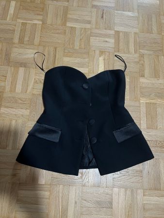 Zara Bustier Top Gr. M Schwarz