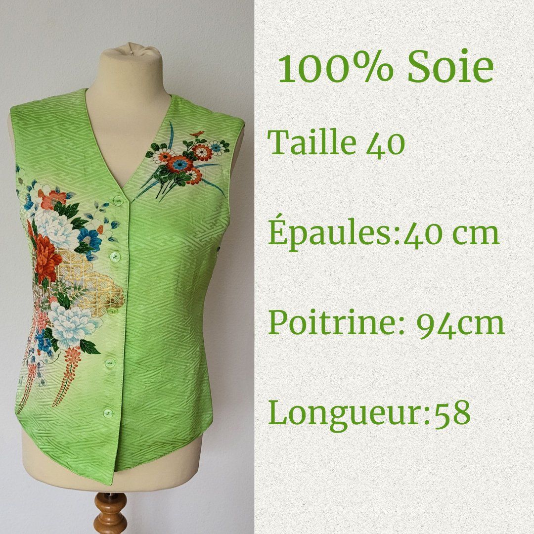 Gonne: Jupe +gilet en soie – Nuovo (secondo la descrizione) da Fribourg venduto da VictoriaShop7 9