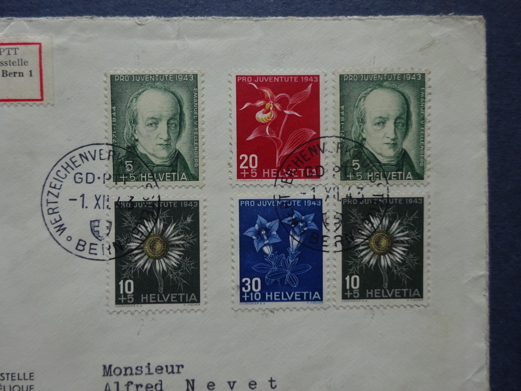 Tutti i francobolli: 1943 Pro Juventute FDC – Usato da Appenzell-Steinegg venduto da adi1975 3