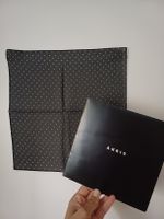 Akris Seidenfoulard, Schwarz mit weissen Punkten