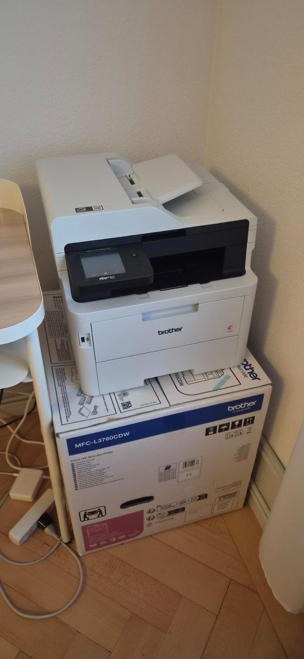 Brother Drucker: Brother MFCL3760CDW MULIFUNCTIONAL FB - SWI – Gebraucht aus Biel/Bienne von sal_2h8c