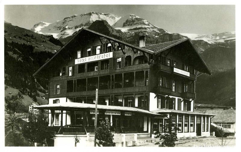 Ansichtskarten: Lenk - im Simmental Sporthotel + c1930 – Gebraucht aus Emmenbrücke von teestube