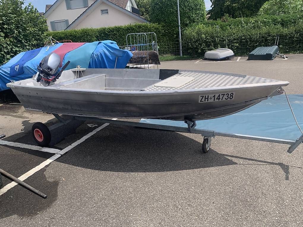 Barche: Aluboot, Fischerboot 8PS – Usato da Erlenbach ZH venduto da pla_lh6k 2