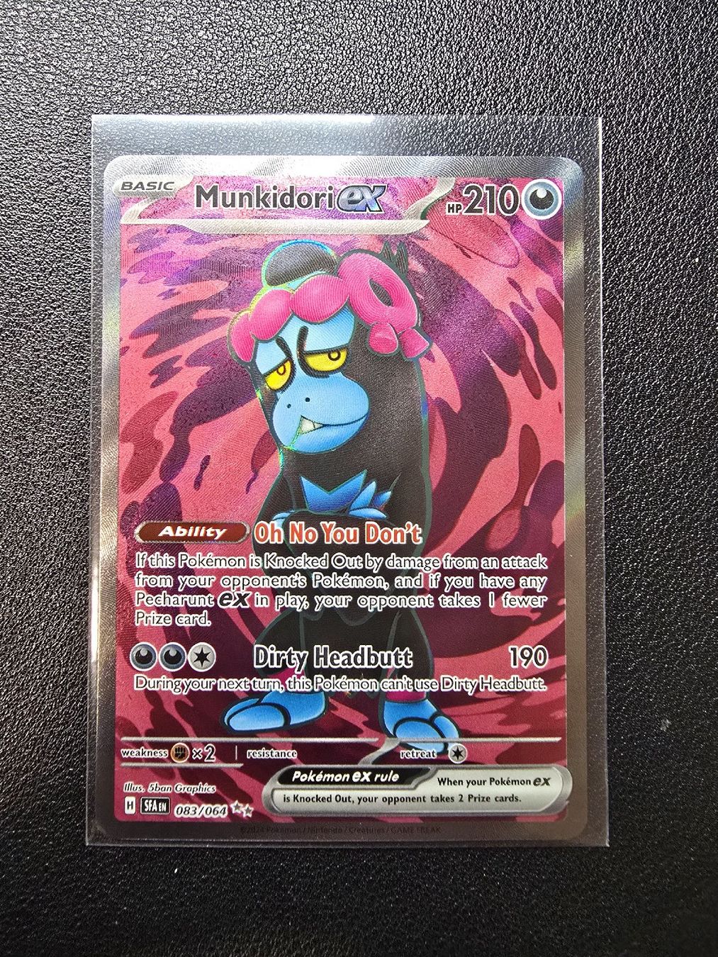 Pokémon Carte collezionabili: Munkidori Ex 083/064 – Usato da Sementina venduto da Pplat1num