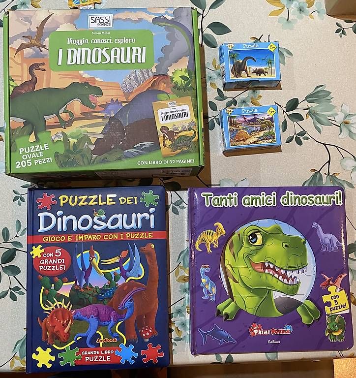 Puzzle: 13 puzzle con dinosauri – Usato da Castel San Pietro venduto da sab_lj2d