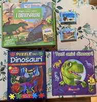 13 puzzle con dinosauri