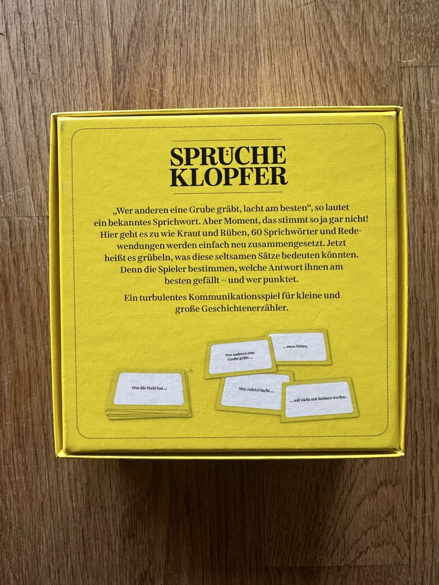 Giochi: Sprücheklopfer - Das witzige Spiel – Usato da Biberstein venduto da Koala1995 1