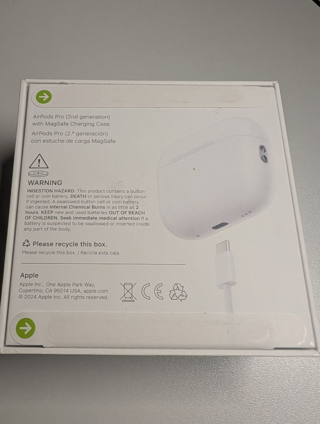 Apple Casques audio: Apple AirPods Pro 2. Gen ungeöffnet – Neuf avec emballage d'origine à Schwarzenegg par Chiesa 1