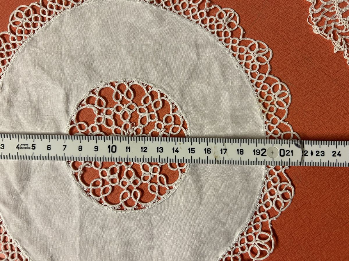 Altra biancheria da tavola: Handgemachte Deckchen, 10 Stk, Baumwolle, Vintage Look! – Usato da Lanzenhäusern venduto da vic63 5