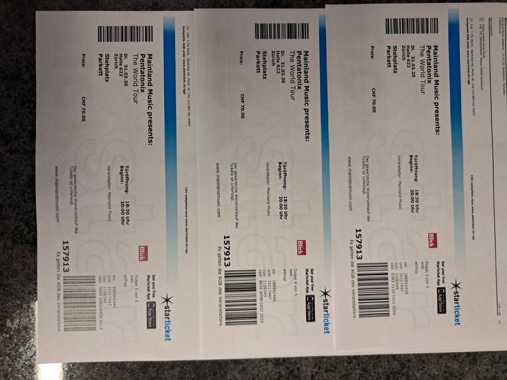 Pentatonix Tickets | Kaufen Auf Ricardo