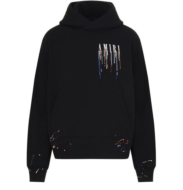 NEW**AMIRI Embroidered Paint Drip Core Logo Hoodie Gr.XL Kaufen auf