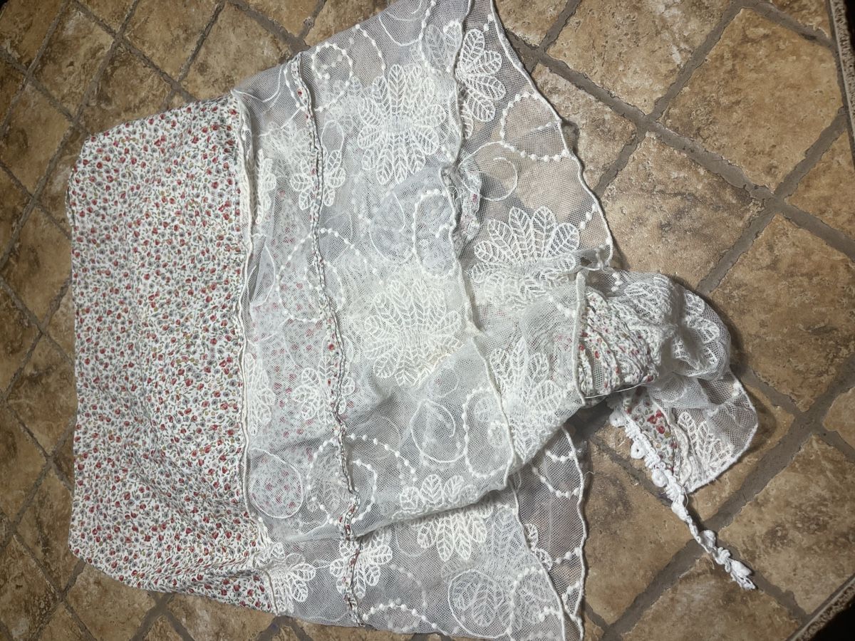 Foulards, Tücher & Schals: Sciarpa di cotone floreale pizzo floreale nuova – Neu und originalverpackt aus Gordevio von LanaZimm 7
