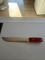 Messer rot Griff Metallklinge (I33)
