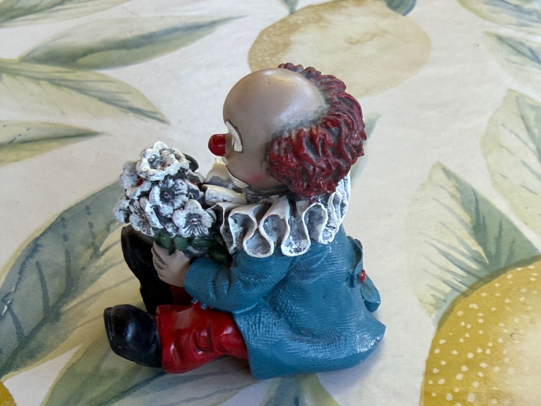 Figuren: Süsser kleiner Gilde Clown mit Blumenstrauss – Gebraucht aus Egg b. Zürich von Mogli93