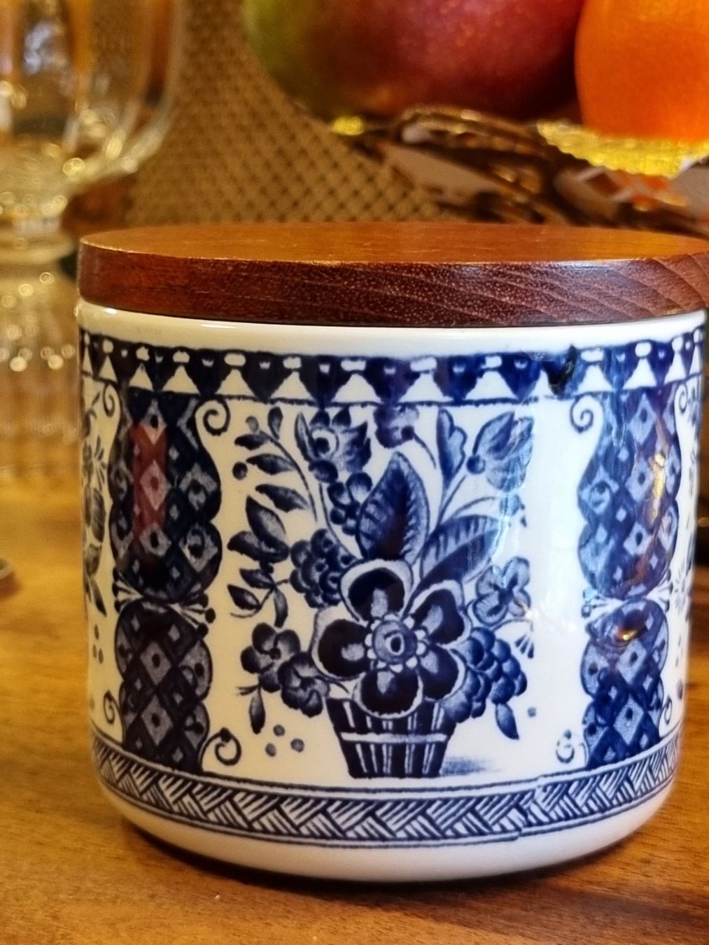 Zuccheriere: Royal Sphinx Maastricht Deckeldose Delft Blau – Usato da Scharnachtal venduto da devin03 6