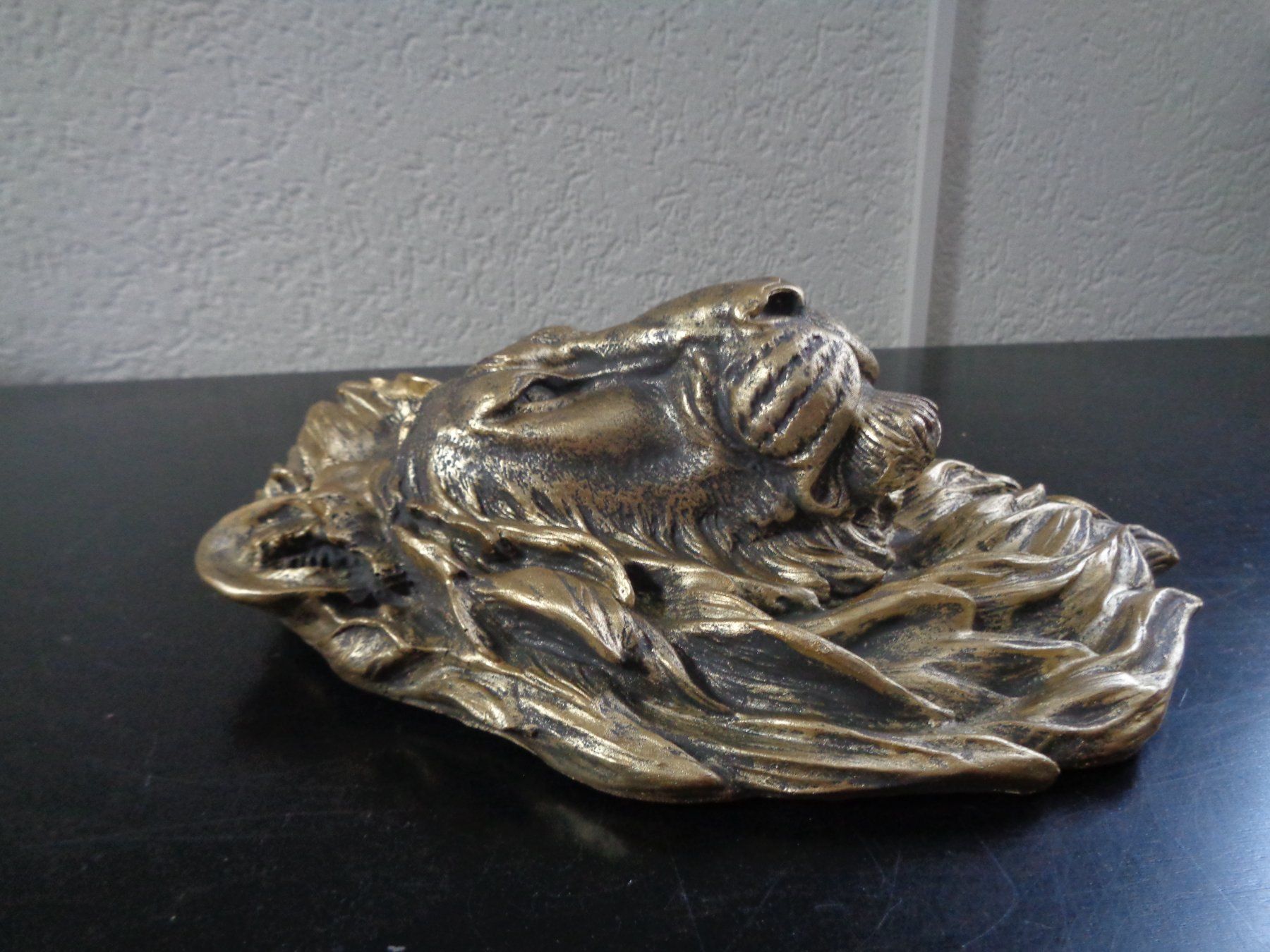 Statuette: Löwen Kopf 3D (22 cm) – Nuovo e nell'imballaggio originale da Langenbruck venduto da Gumsi 2