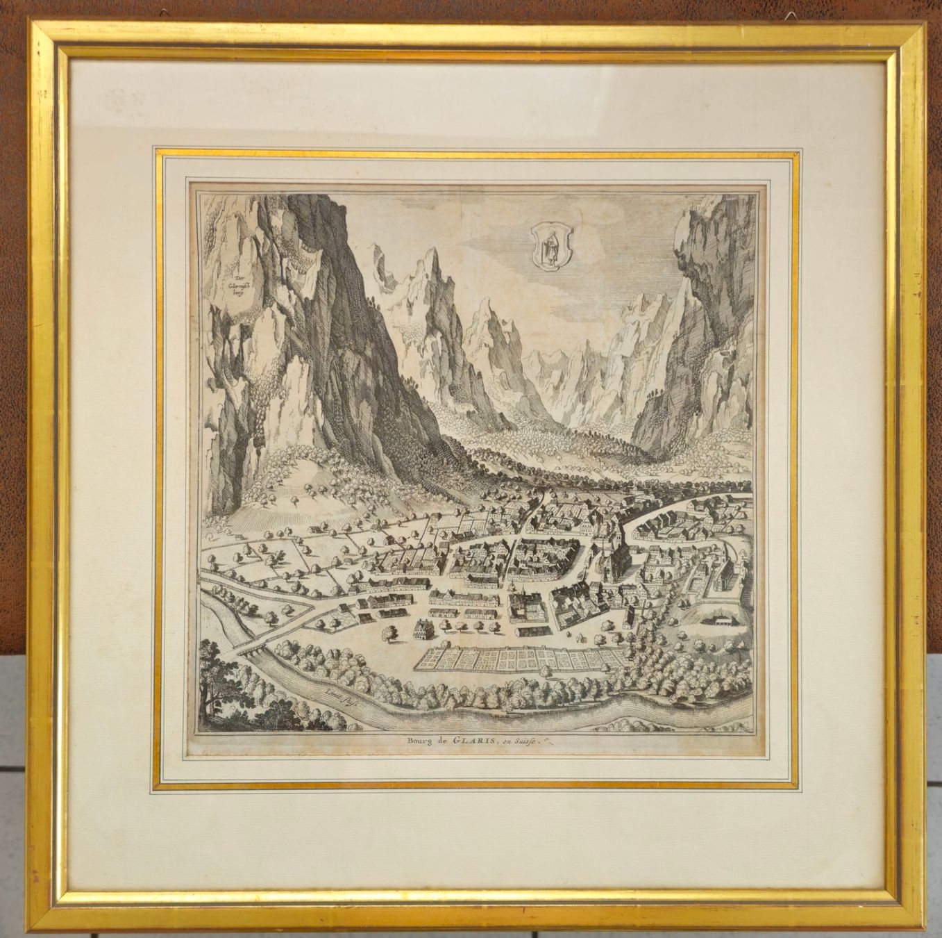 Stiche: Kupferstich oder Radierung von Glarus – Gebraucht aus Walenstadt von pedroju-1