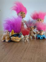Vintage Trolls Set 6-teilig 90er Retro Spielzeug Raritäten