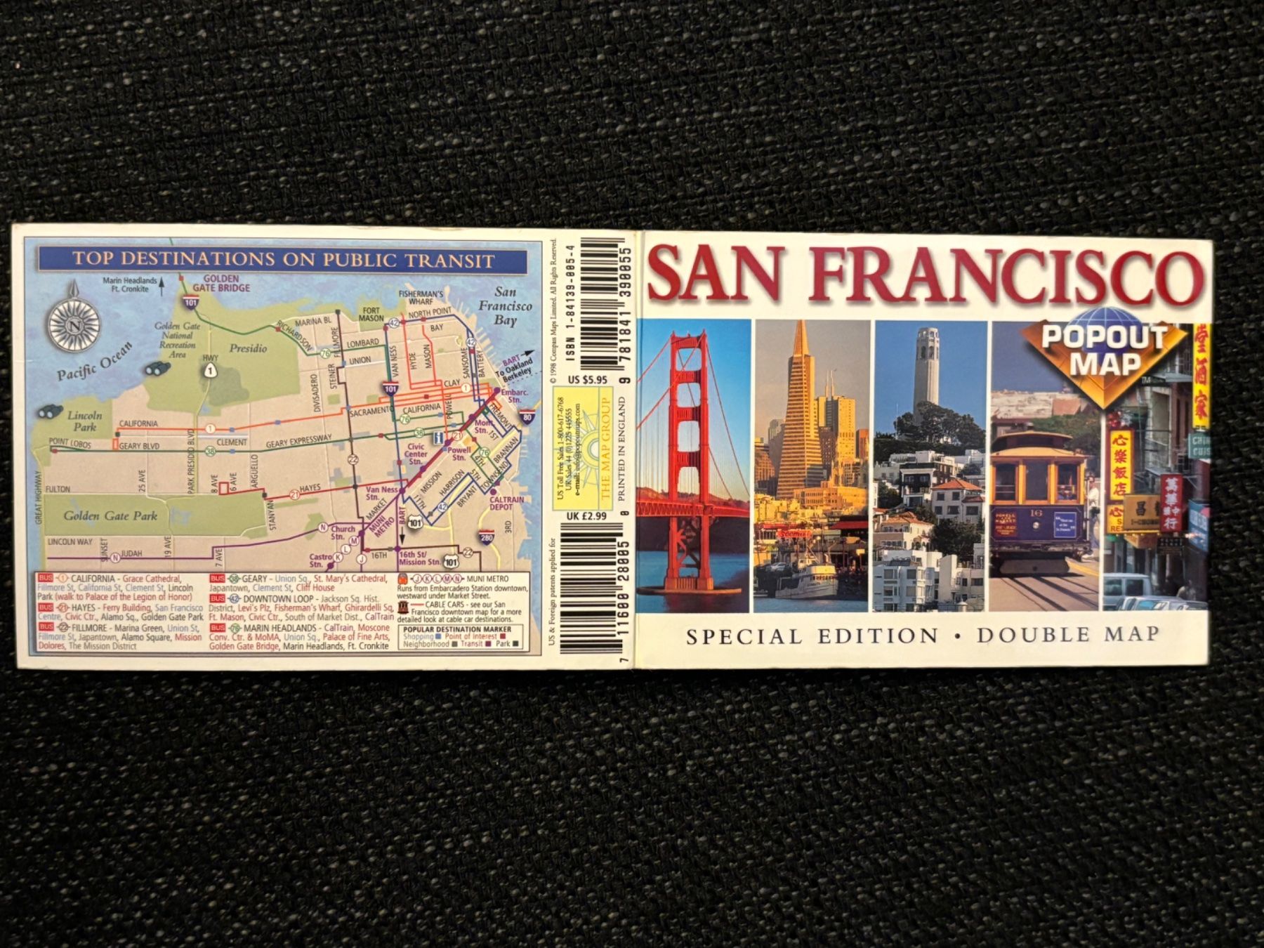Documenti: Mini guide touristique  plan de ville de San Francisco – Usato da Clarens venduto da Scottoara 2