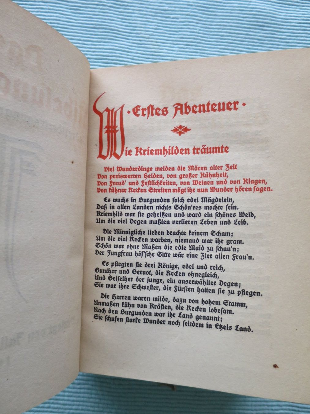 Bücher: Die Nibelungen 1910 – Gebraucht aus Zürich von