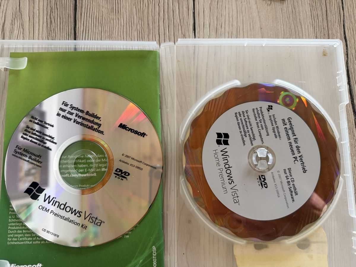 Microsoft Applications: Microsoft Windows Vista Home Premium OEM Software DVD – D'occasion à Turtmann par ReKoJ 1