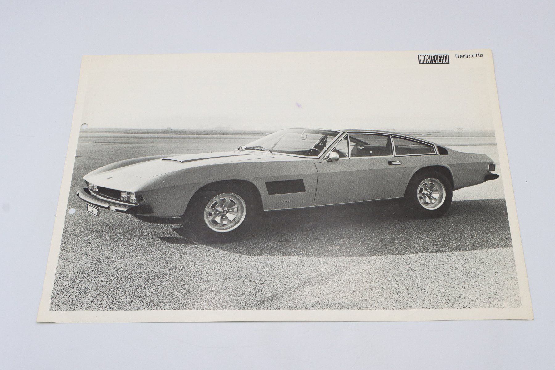 Documenti: Monteverdi Berlinetta 1972 Original Prospektblatt – Usato da Bühl b.Aarberg venduto da Collectorpassions 2