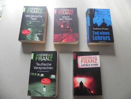 5 Bücher Krimi Taschenbücher Andreas Franz 2002 - 2009