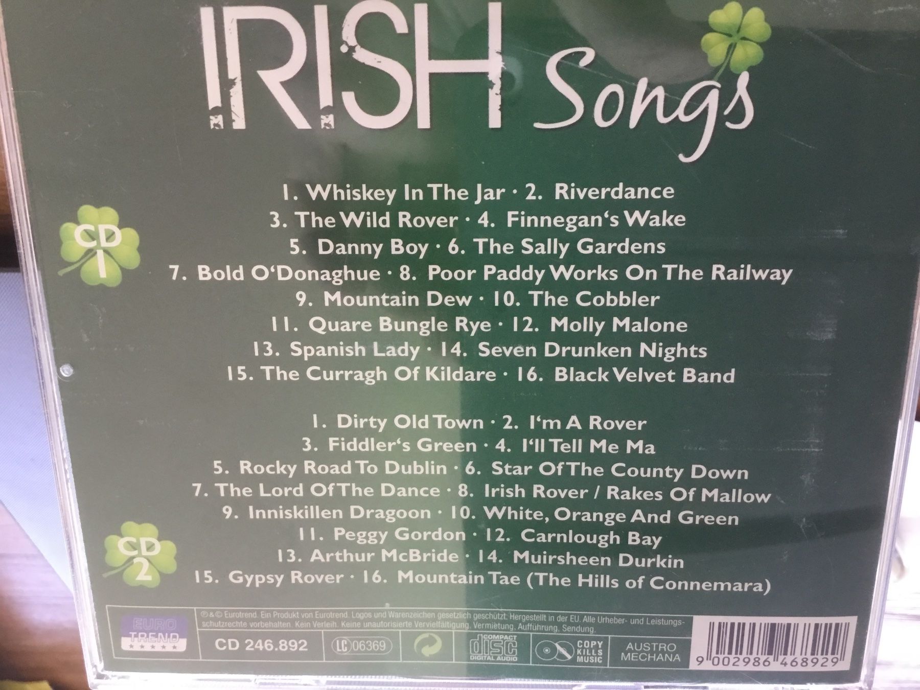 CDs: Irish Songs Doppel CD – D'occasion à Thierachern par sweden08 1