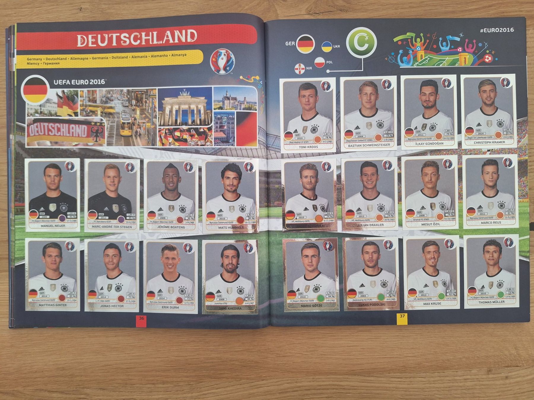 Panini Alben: PANINI EURO 2016 – Gebraucht aus St. Gallen von Matrix023 3