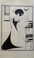 Aubrey Beardsley, Toilette der Salome,  Jugendstil, Offset