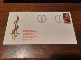 Cachet Philatélique Afrique du Sud Cancer 1931-1981 rare!