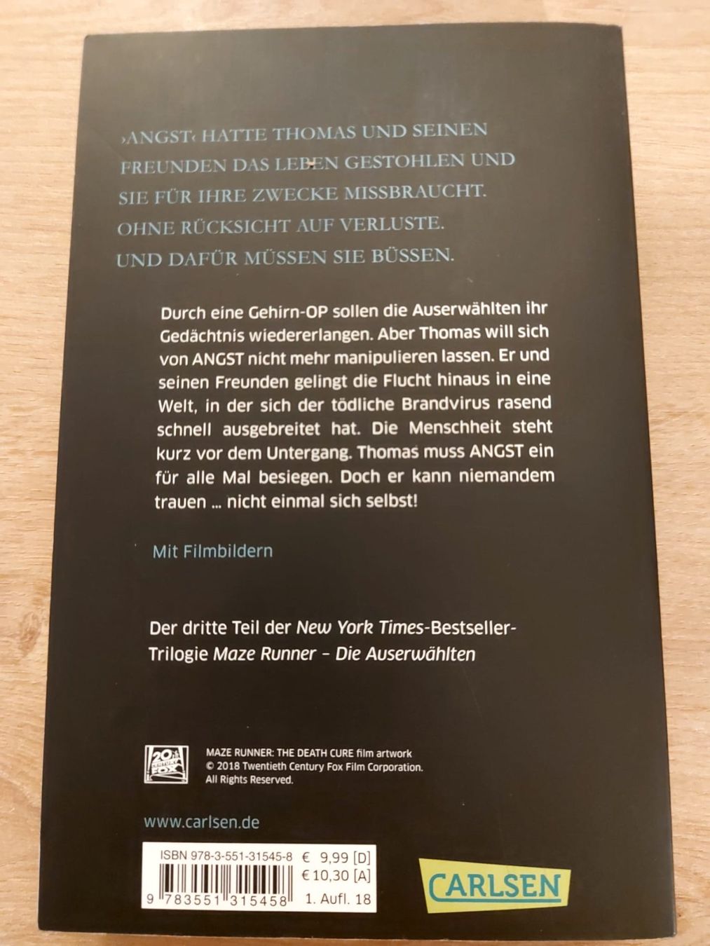 Bücher: Maze Runner - Die Auserwählten in der Todeszone – Neu (gemäss Beschreibung) aus Riehen von aru_c7k9 1