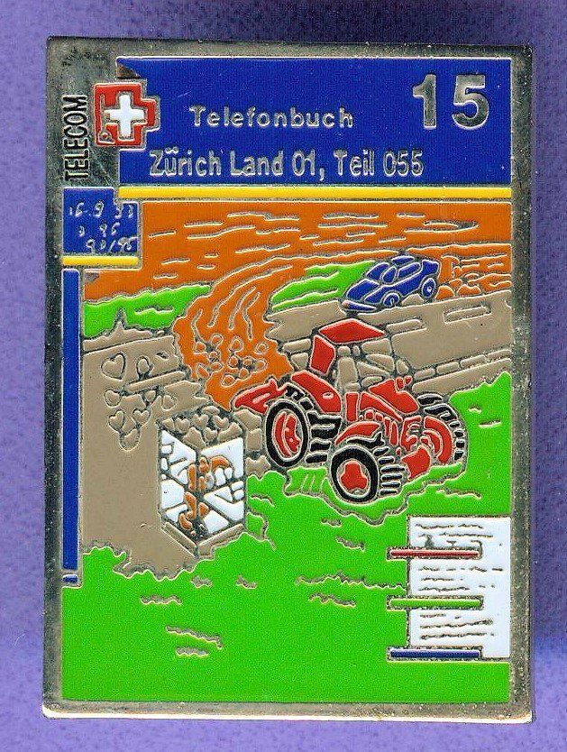 Plaketten & Abzeichen: PTT   Telefonbuch  15 – Gebraucht aus Winterthur von Sammleroase