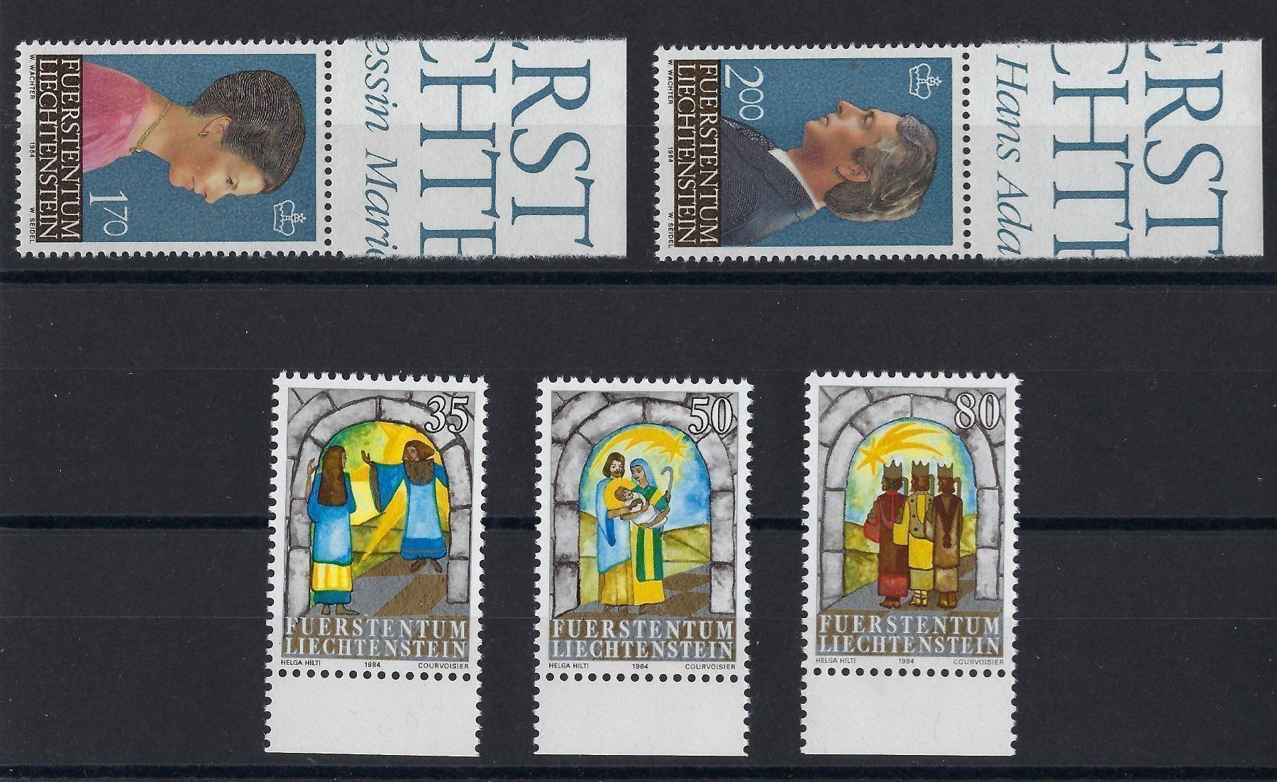 Tutti i francobolli: FL 1984 Katalog-Nr. 800-804 postfrisch – Nuovo (secondo la descrizione) da Morgarten venduto da mech58