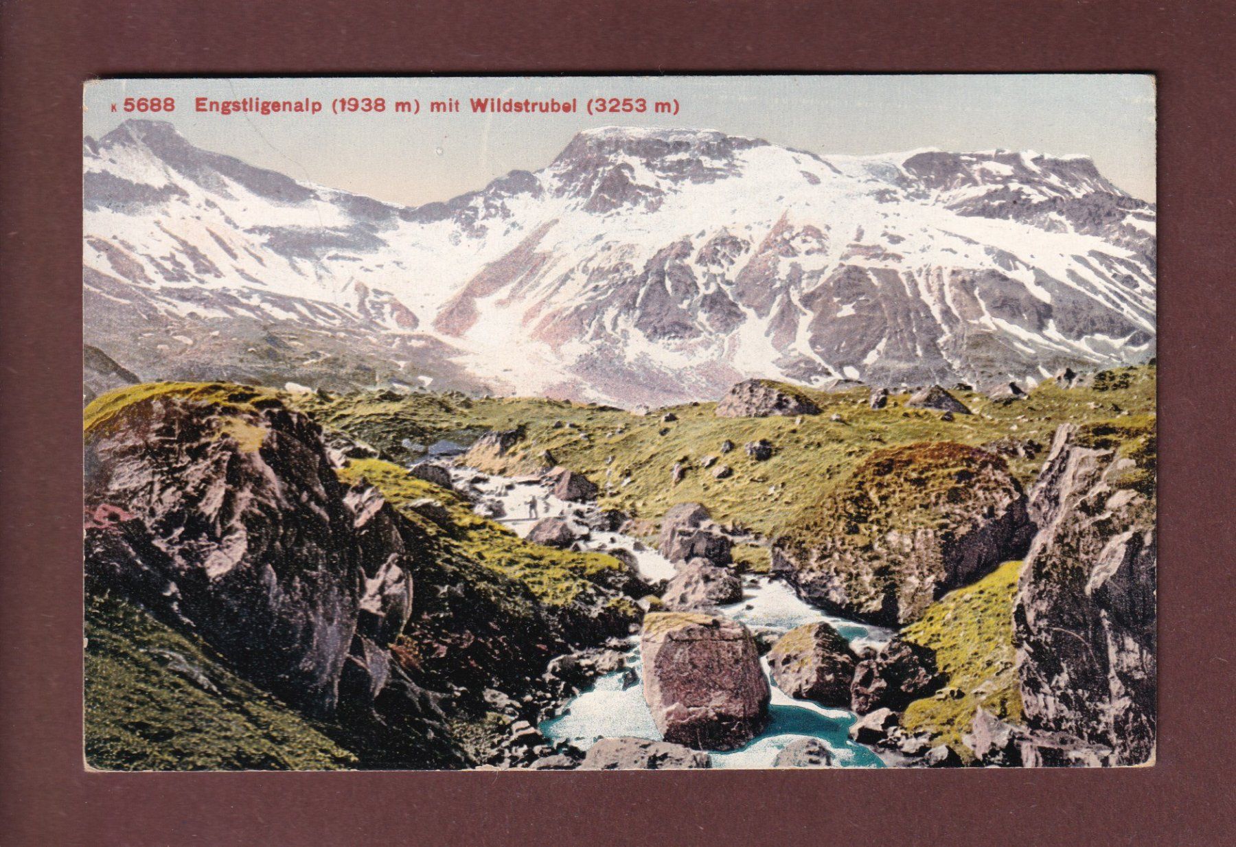 Cartoline postali: ENGSTLIGENALP - Wildstrubel – Usato da Pully venduto da nicecards-shop