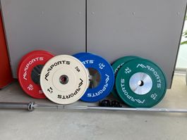 Hantelstange Set (120 kg) MSPORTS