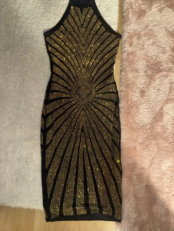 Banjul Body, Schwarz/Gold, Gr. S, Top Zustand, Party Time!