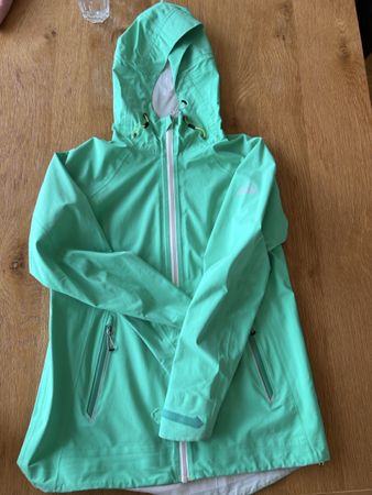 Regenjacke McKinley hellgrün Kapuze Gr. 38