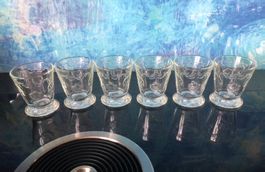 6 La Rochere Franc Weingläser Sektgläser Muschel Versailles