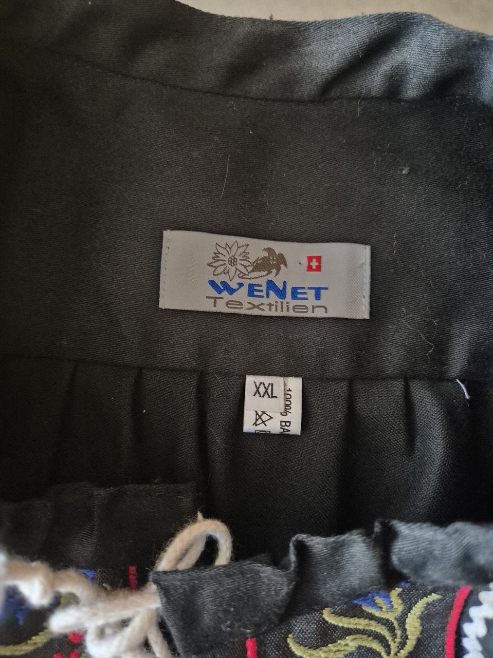 Hemden: Sennenbluse . Edelweisshemd . XXL – Neu (gemäss Beschreibung) aus goldingen von M.Balmer-13 3