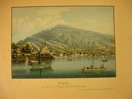 WEGGIS ALKOLORIERTE AQUATINTA UM 1860