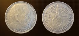 2 Reichsmark Münze 1939 