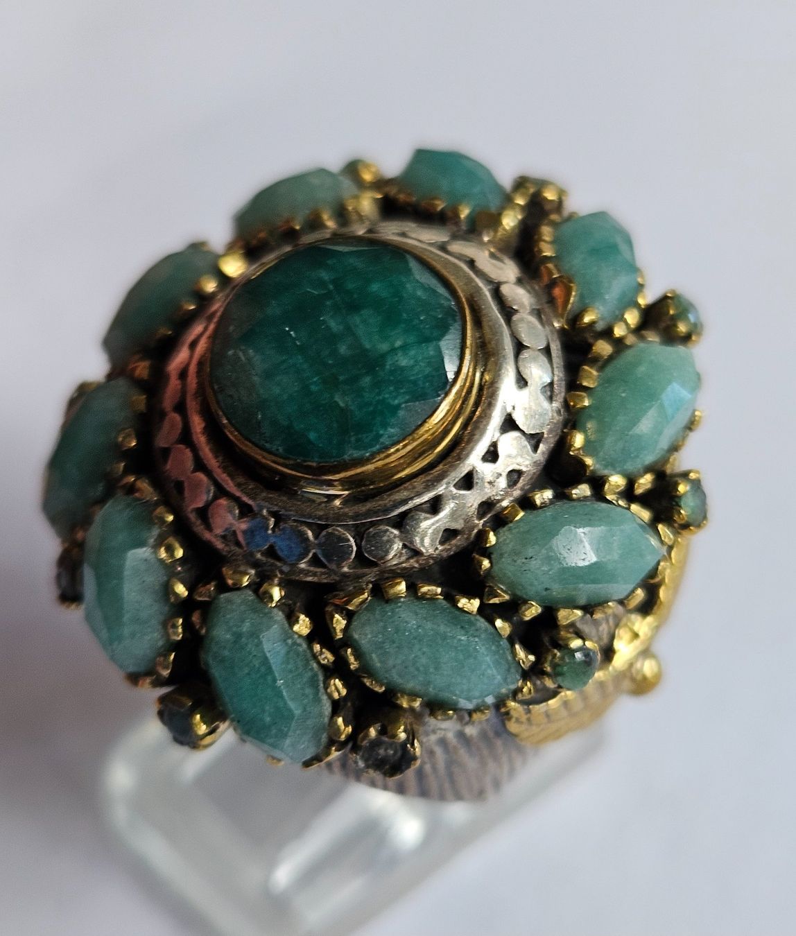 Bagues: Smaragd Fingerring – Neuf (Voir description) à Zürich par benedikt12 3