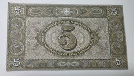 Schweizer 5-Franken-Banknote 1951 – sehr guter Zustand