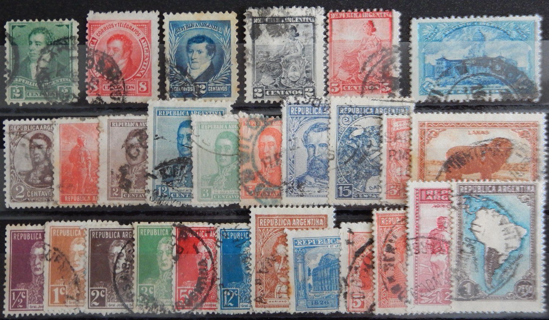 Tutti i francobolli: Argentinien Lot mit alten Werten I – Usato da Zürich venduto da Muehlekauf